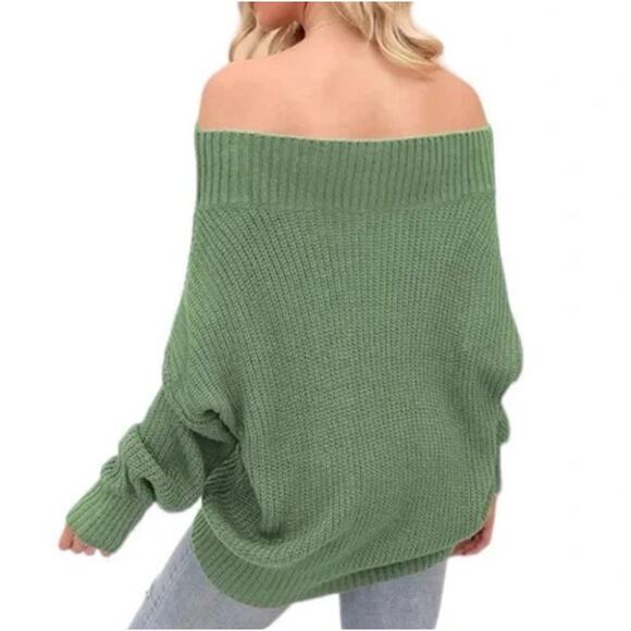 Exlura ivory wool blend oversized sweater size large - Picture 16 of 16